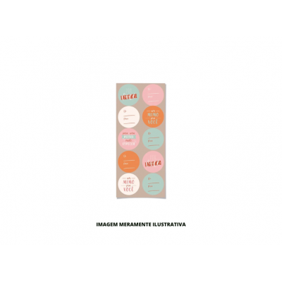 ADESIVO - CROMUS - REDONDO MIMO 10x23 - PCT10